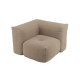 Soft Sofa Indoor - Corner Section Teddy Brown