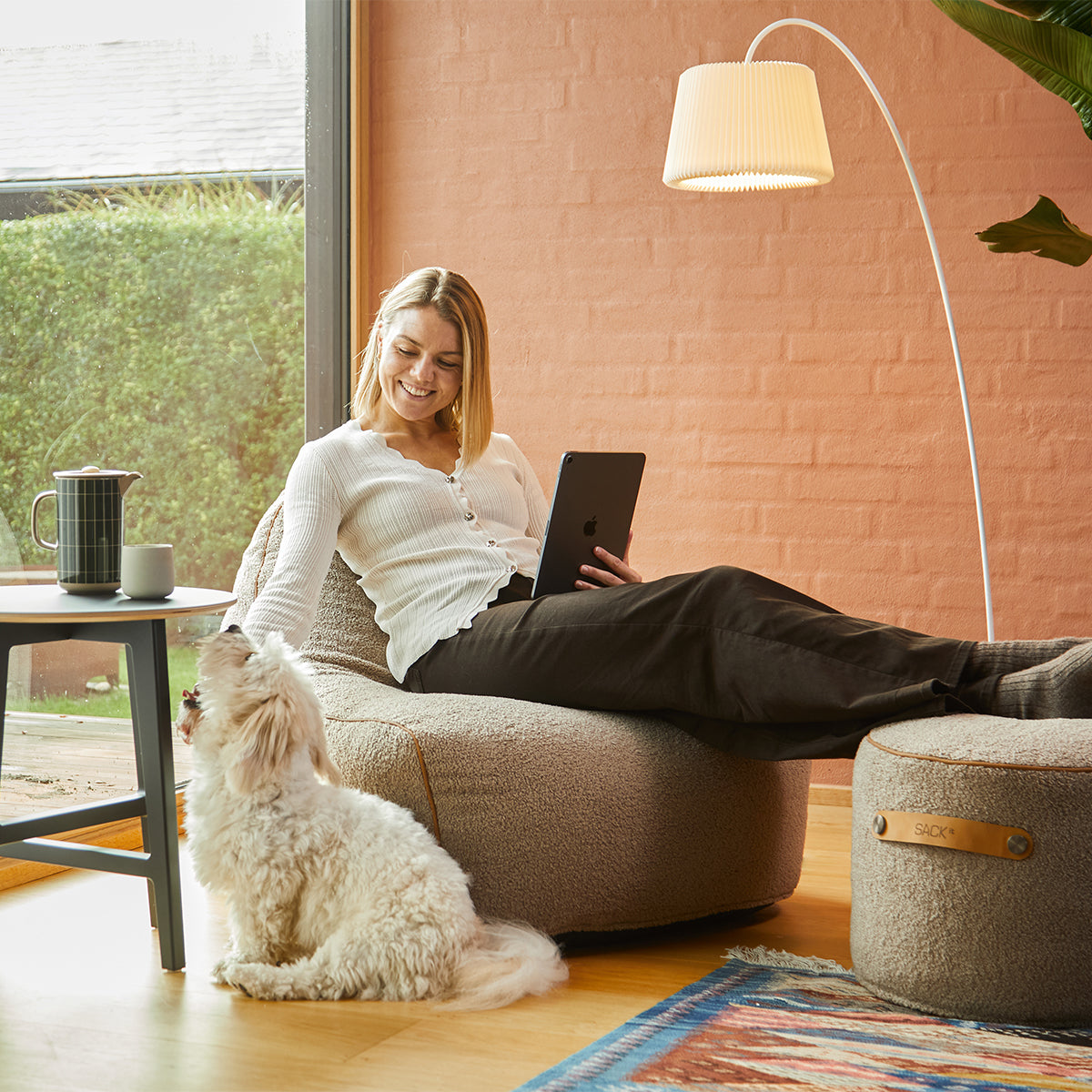 SACKit Pouf Indoor - Teddy Brown