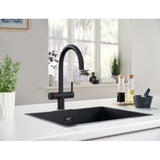 Set Maris Water Hub Boiling Mech J-MB 4L - Matt Black armatur med kogende vand