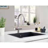 Krom armatur med kogende vand - Set Maris WaterHub Boiling Mech J-CHR 4L