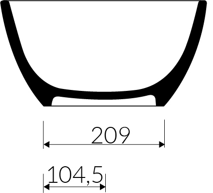 Como vask i Hvid mat