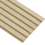 Akustikpaneler i almindelig kerne i natur ubehandlet - vælg mellem forskellige farve filt - Mål: 16 × 300 × 2400 mm