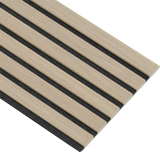 Akustikpaneler i almindelig kerne i hvid oliering - vælg mellem forskellige farve filt - Mål: 16 × 300 × 2780 mm