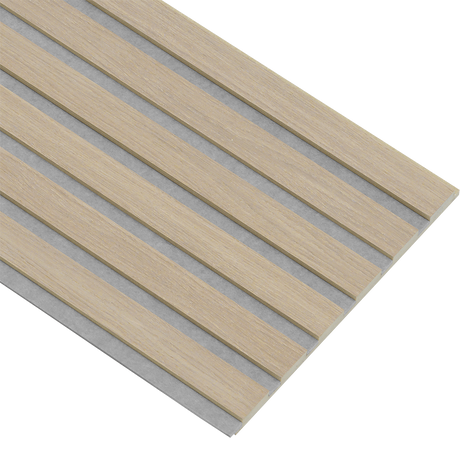 Akustikpaneler i almindelig kerne i hvid oliering - vælg mellem forskellige farve filt - Mål: 16 × 300 × 2780 mm