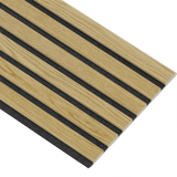 Akustikpaneler i almindelig kerne i natur oliering - vælg mellem forskellige farve filt - Mål: 16 × 300 × 2780 mm