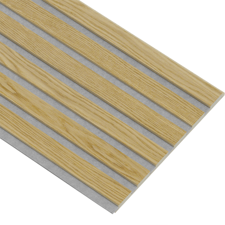 Akustikpaneler i almindelig kerne i natur oliering - vælg mellem forskellige farve filt - Mål: 16 × 300 × 2780 mm