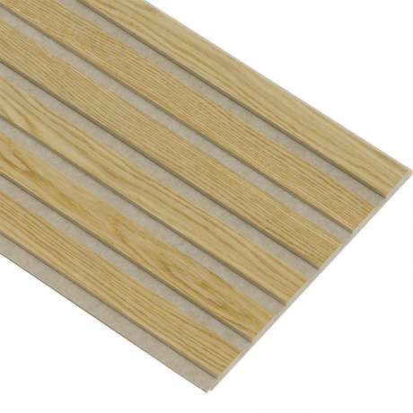 Akustikpaneler i almindelig kerne i natur oliering - vælg mellem forskellige farve filt - Mål: 16 × 300 × 2780 mm