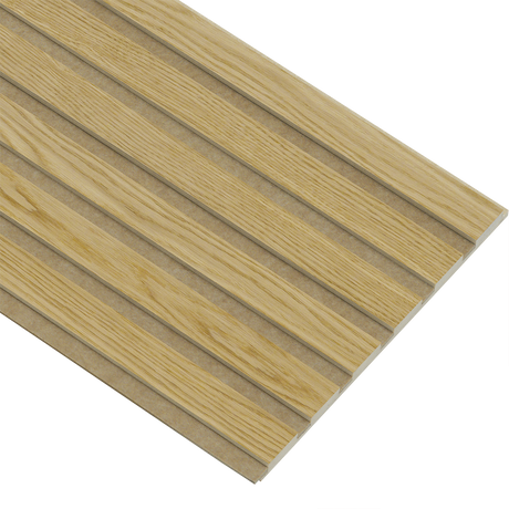 Akustikpaneler i almindelig kerne i natur oliering - vælg mellem forskellige farve filt - Mål: 16 × 300 × 2780 mm