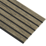 Akustikpaneler i almindelig kerne i Sort oliering - vælg mellem forskellige farve filt - Mål: 16 × 300 × 2400 mm