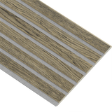 Akustikpaneler i almindelig kerne i Sort oliering - vælg mellem forskellige farve filt - Mål: 16 × 300 × 2400 mm