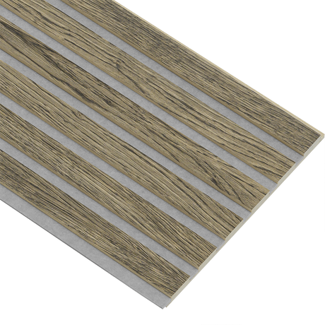 Akustikpaneler i almindelig kerne i Sort oliering - vælg mellem forskellige farve filt - Mål: 16 × 300 × 2400 mm