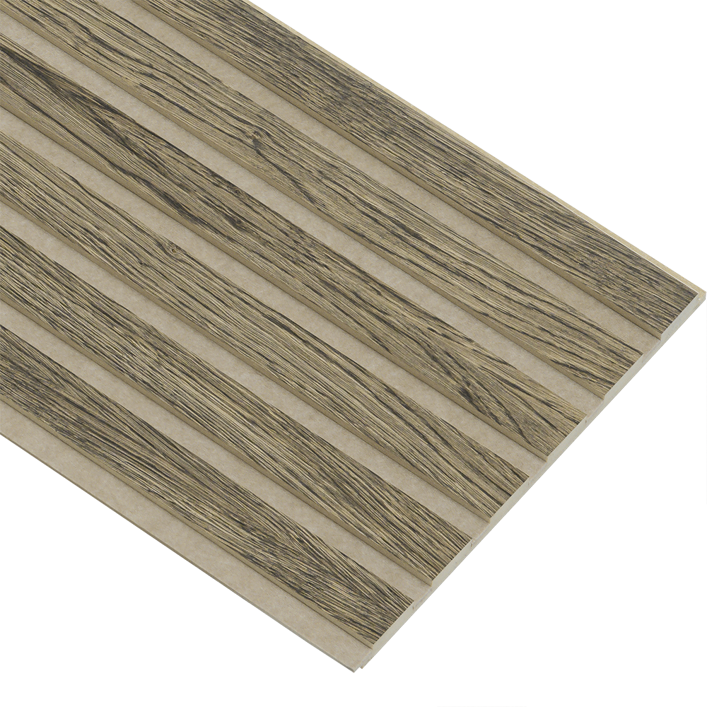 Akustikpaneler i almindelig kerne i Sort oliering - vælg mellem forskellige farve filt - Mål: 16 × 300 × 2400 mm