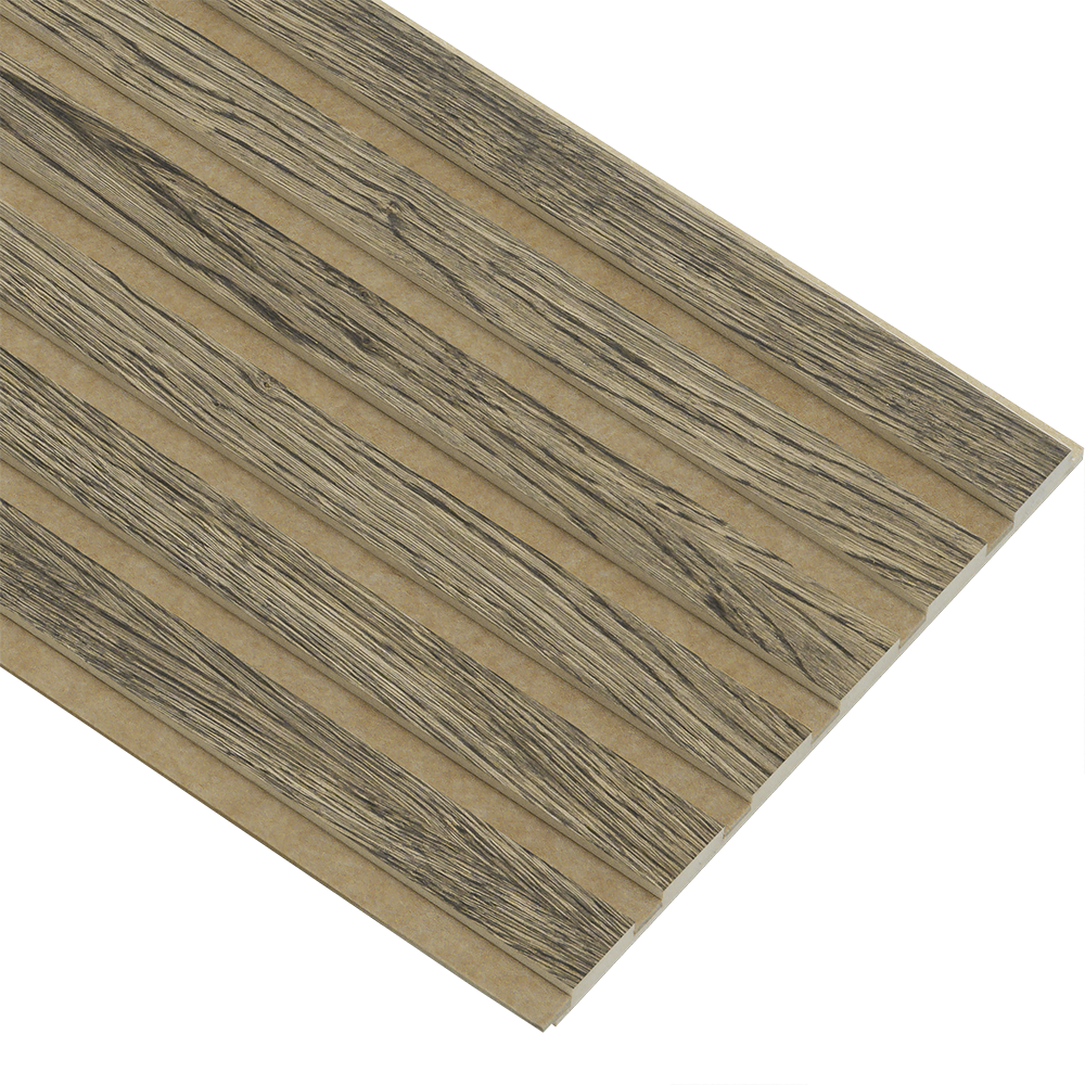 Akustikpaneler i almindelig kerne i Sort oliering - vælg mellem forskellige farve filt - Mål: 16 × 300 × 2400 mm