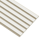 Akustikpaneler i almindelig kerne hvid malet - vælg mellem forskellige farve filt - Mål: 16 × 300 × 2780 mm