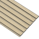 Akustikpaneler i sort kerne i natur ubehandlet - vælg mellem forskellige farve filt - Mål: 17 × 300 × 2780 mm