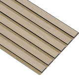 Akustikpaneler i sort kerne i hvid oliering - vælg mellem forskellige farve filt - Mål: 17 × 300 × 2780 mm