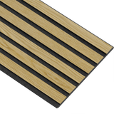 Akustikpaneler i sort kerne i klar oliering - vælg mellem forskellige farve filt - Mål: 17 × 300 × 2400 mm