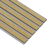 Akustikpaneler i sort kerne i klar oliering - vælg mellem forskellige farve filt - Mål: 17 × 300 × 2400 mm