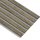 Akustikpaneler i sort kerne i sort oliering - vælg mellem forskellige farve filt - Mål: 17 × 300 × 2780 mm