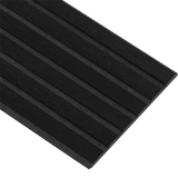 Akustikpaneler i sort kerne i sort malet - vælg mellem forskellige farve filt - Mål: 17 × 300 × 2780 mm