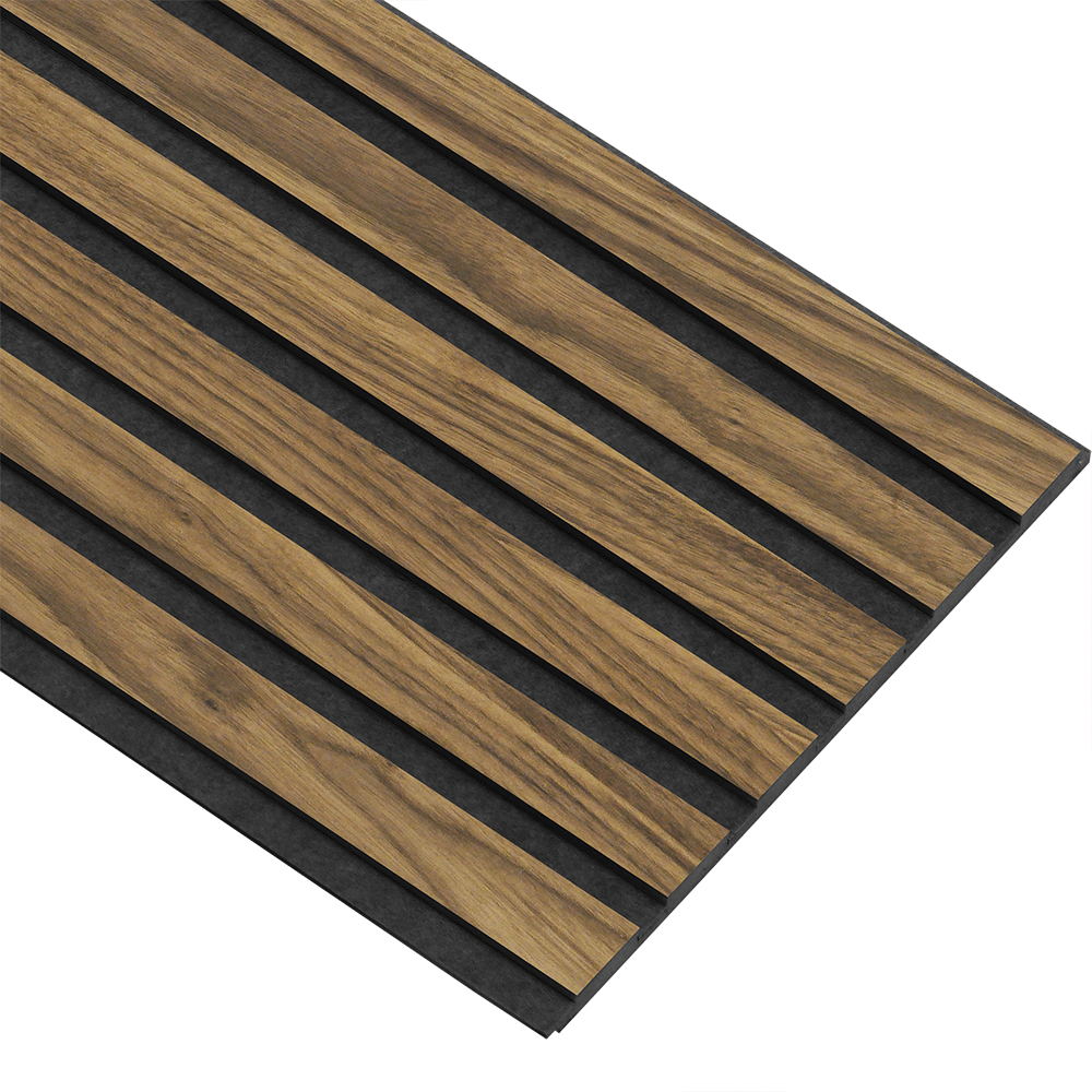 Akustikpaneler i sort kerne i klar oliering - vælg mellem forskellige farve filt - Mål: 17 × 300 × 2780 mm