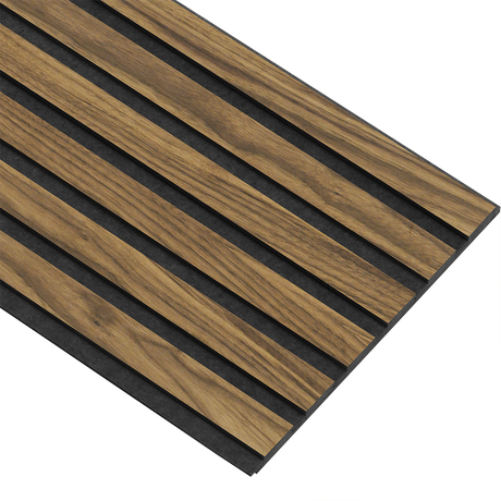 Akustikpaneler i sort kerne i klar oliering - vælg mellem forskellige farve filt - Mål: 17 × 300 × 2780 mm