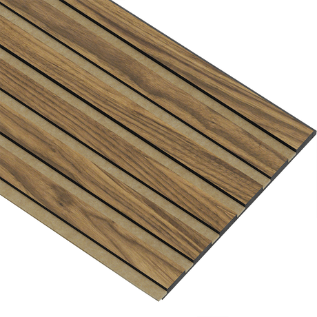 Akustikpaneler i sort kerne i klar oliering - vælg mellem forskellige farve filt - Mål: 17 × 300 × 2400 mm