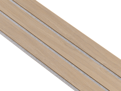 I-Wood Basic 3-lamel paneler i natur ubehandlet - mål 16 x 300 x 2780 mm