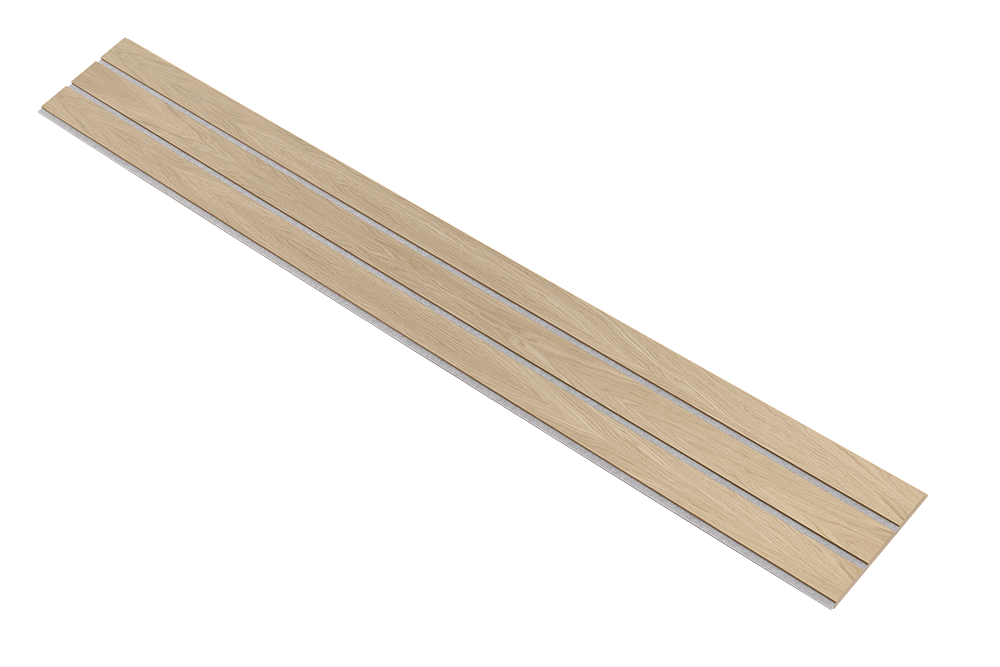I-Wood Basic 3-lamel paneler i hvid oliering - mål 16 x 300 x 2780 mm