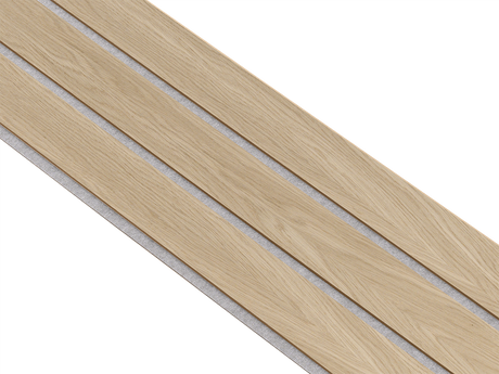 I-Wood Basic 3-lamel paneler i hvid oliering - mål 16 x 300 x 2780 mm