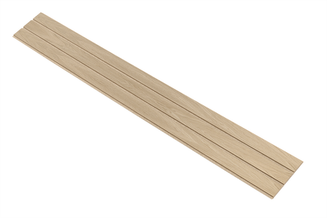 I-Wood Basic 3-lamel paneler i hvid oliering - mål 16 x 300 x 2780 mm