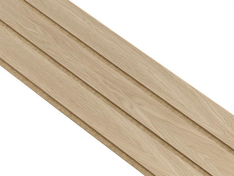 I-Wood Basic 3-lamel paneler i hvid oliering - mål 16 x 300 x 2780 mm