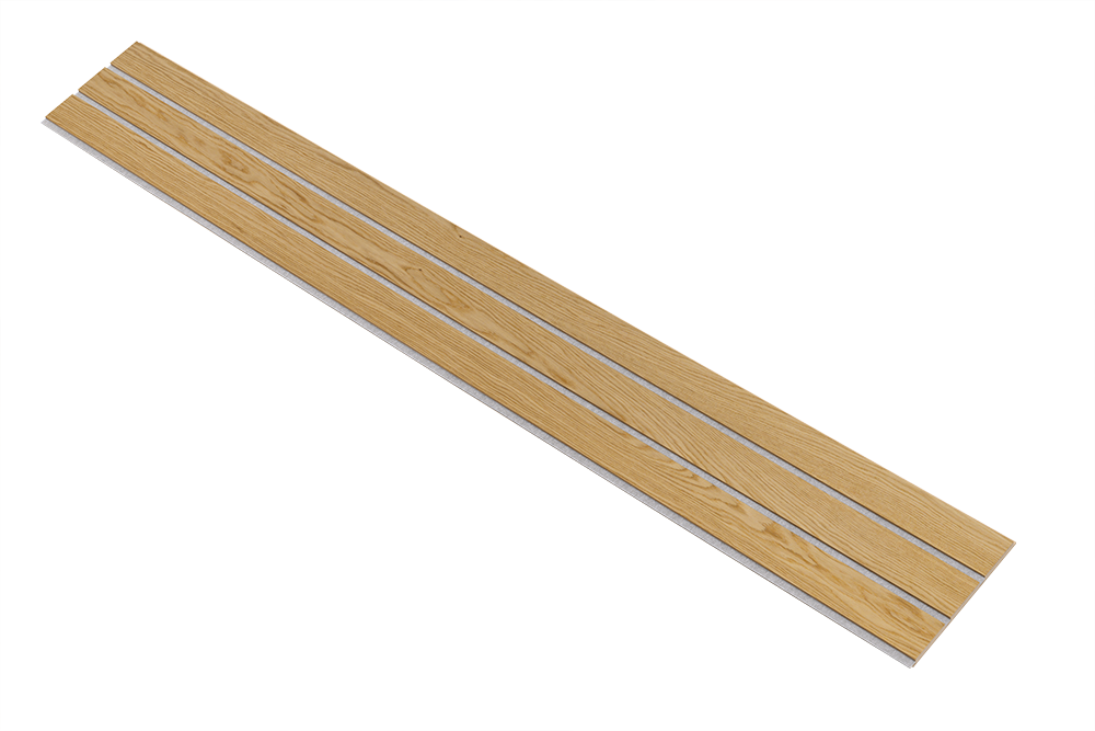 I-Wood Basic 3-lamel paneler i klar oliering - mål 16 x 300 x 2780 mm