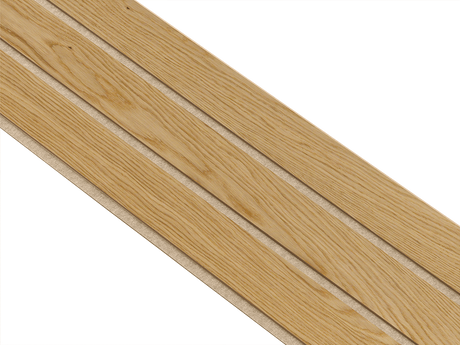 I-Wood Basic 3-lamel paneler i klar oliering - mål 16 x 300 x 2780 mm