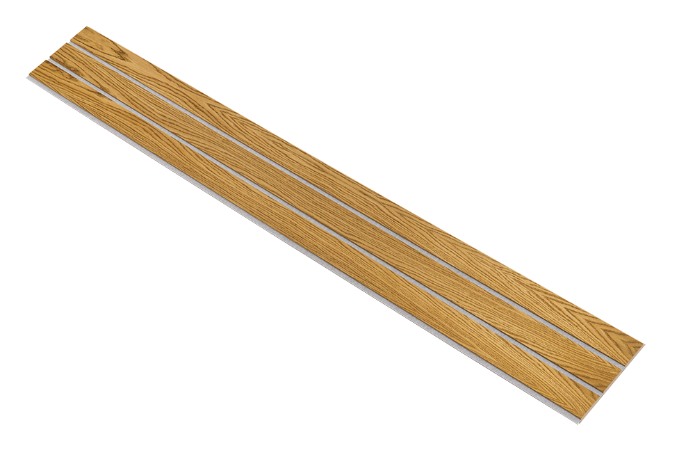 I-Wood Basic 3-lamel paneler i brun oliering - mål 16 x 300 x 2780 mm