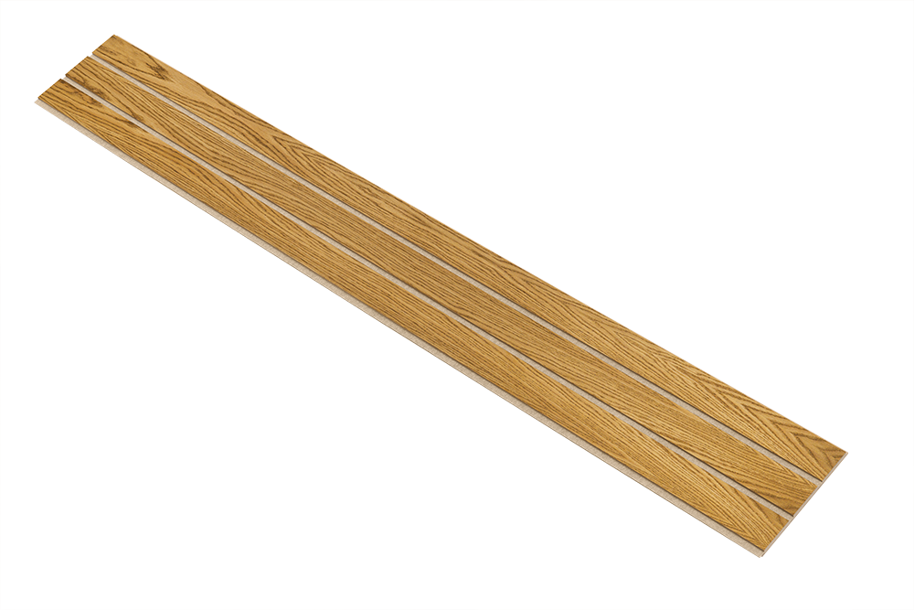 I-Wood Basic 3-lamel paneler i brun oliering - mål 16 x 300 x 2780 mm