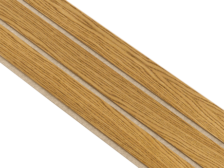 I-Wood Basic 3-lamel paneler i brun oliering - mål 16 x 300 x 2780 mm