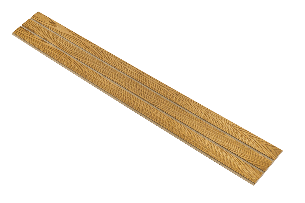 I-Wood Basic 3-lamel paneler i brun oliering - mål 16 x 300 x 2780 mm