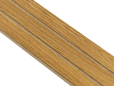 I-Wood Basic 3-lamel paneler i brun oliering - mål 16 x 300 x 2780 mm