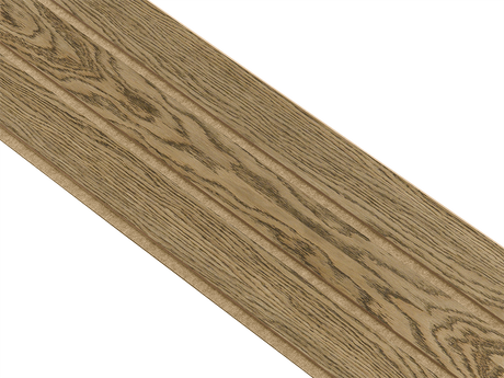 I-Wood Basic 3-lamel paneler i mørkebrun oliering - mål 16 x 300 x 2780 mm