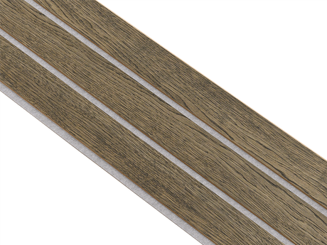 I-Wood Basic 3-lamel paneler i sort oliering - mål 16 x 300 x 2780 mm