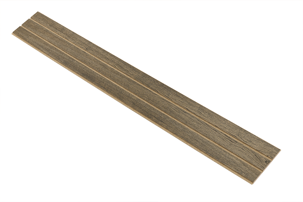 I-Wood Basic 3-lamel paneler i sort oliering - mål 16 x 300 x 2780 mm