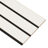 I-Wood Basic 3-lamel paneler i hvid malet - mål 16 x 300 x 2780 mm