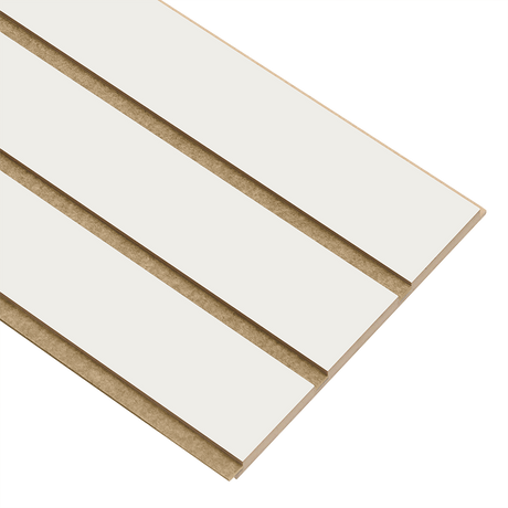 I-Wood Basic 3-lamel paneler i hvid malet - mål 16 x 300 x 2780 mm