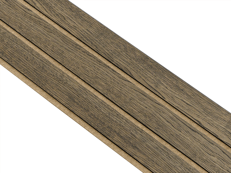 I-Wood Basic 3-lamel paneler med sort kerne i sort oliering - mål 17 x 300 x 2780 mm