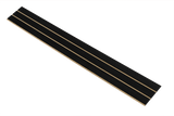 I-Wood Basic 3-lamel paneler med sort kerne i sort malet - mål 17 x 300 x 2780