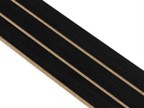 I-Wood Basic 3-lamel paneler med sort kerne i sort malet - mål 17 x 300 x 2780