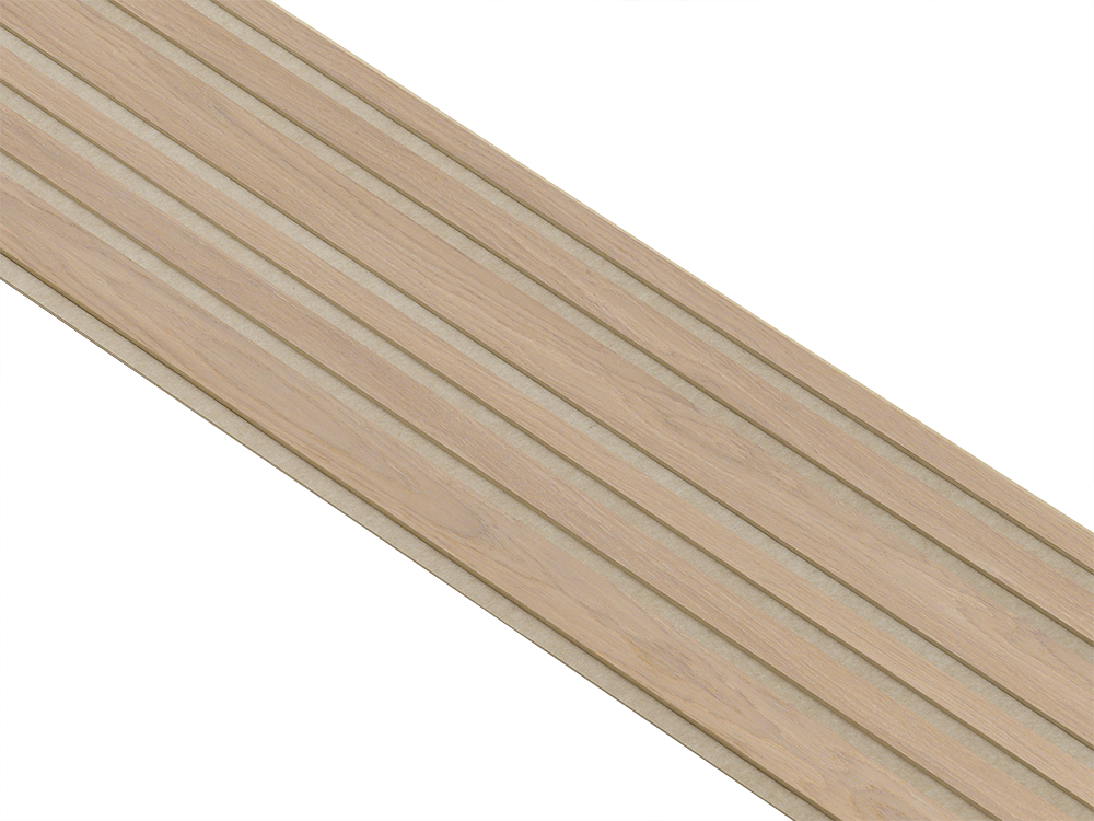 I-Wood Basic Mixed listebredde paneler, i natur ubehandlet - mål 16 x 300 x 2780 mm