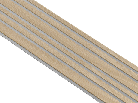 I-Wood Basic Mixed listebredde paneler, i hvid oliering - mål 16 x 300 x 2780 mm