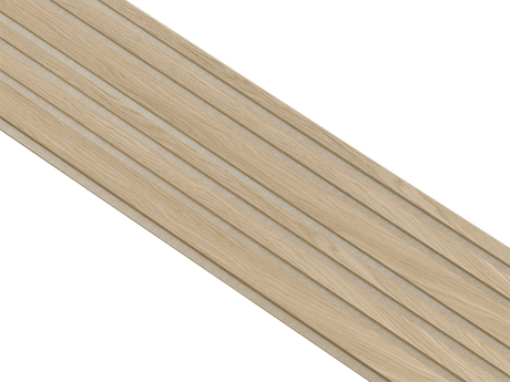 I-Wood Basic Mixed listebredde paneler, i hvid oliering - mål 16 x 300 x 2780 mm